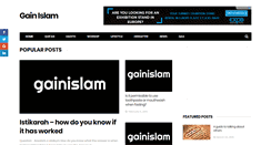 Desktop Screenshot of gainislam.com