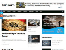 Tablet Screenshot of gainislam.com
